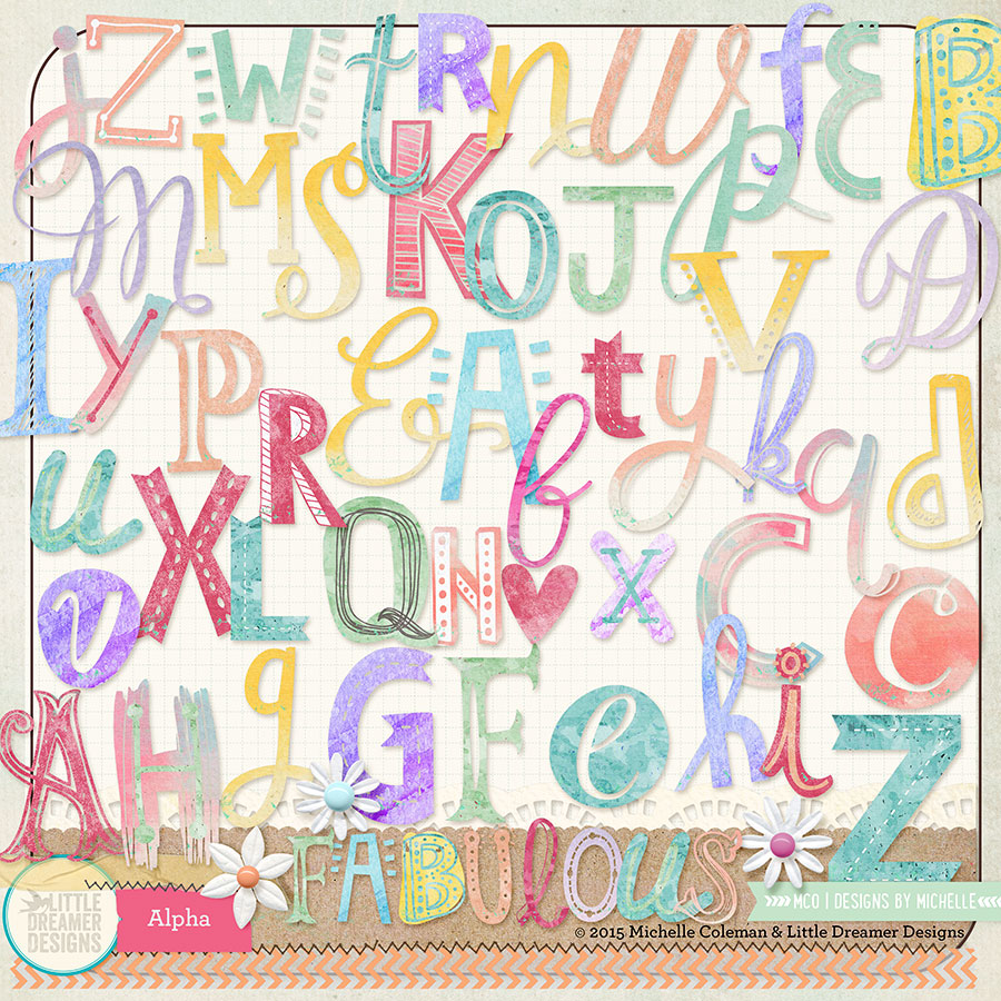 digital scrapbooking paper and embellishments